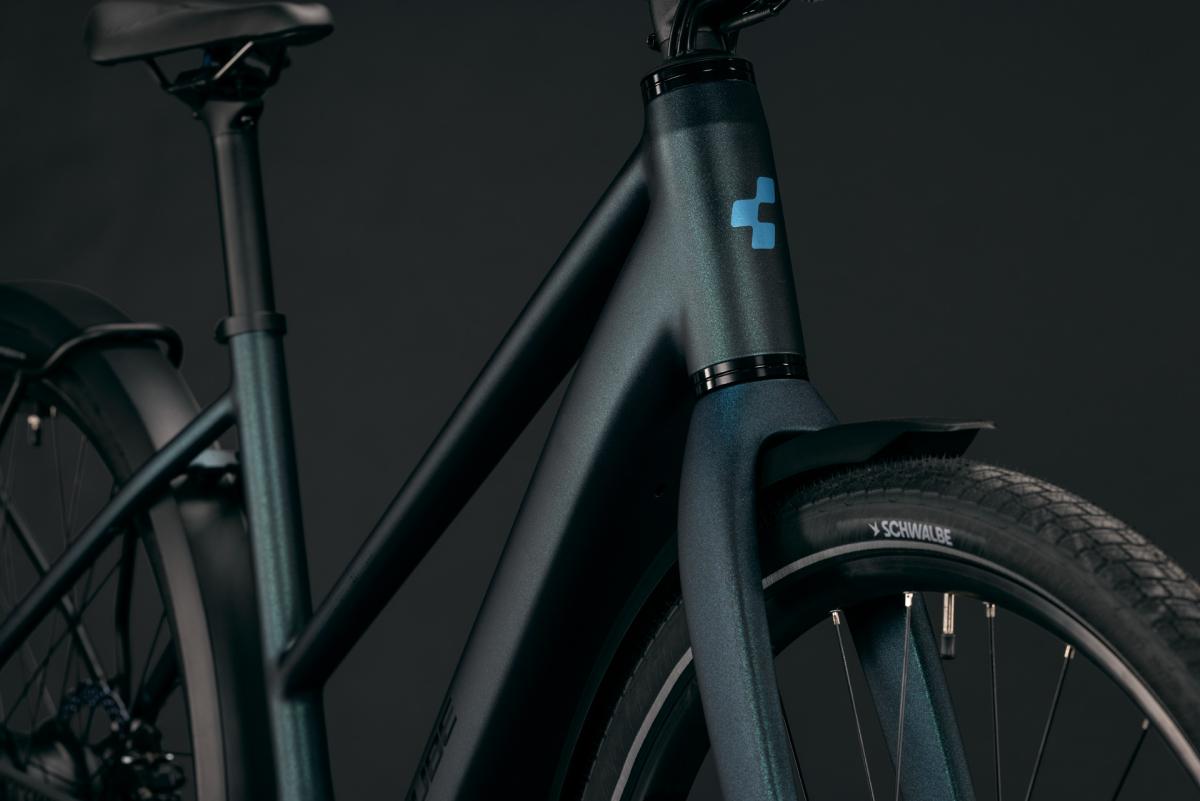 Cube Editor Hybrid SLX 400X FE glitterteal'n'black – Bild 6