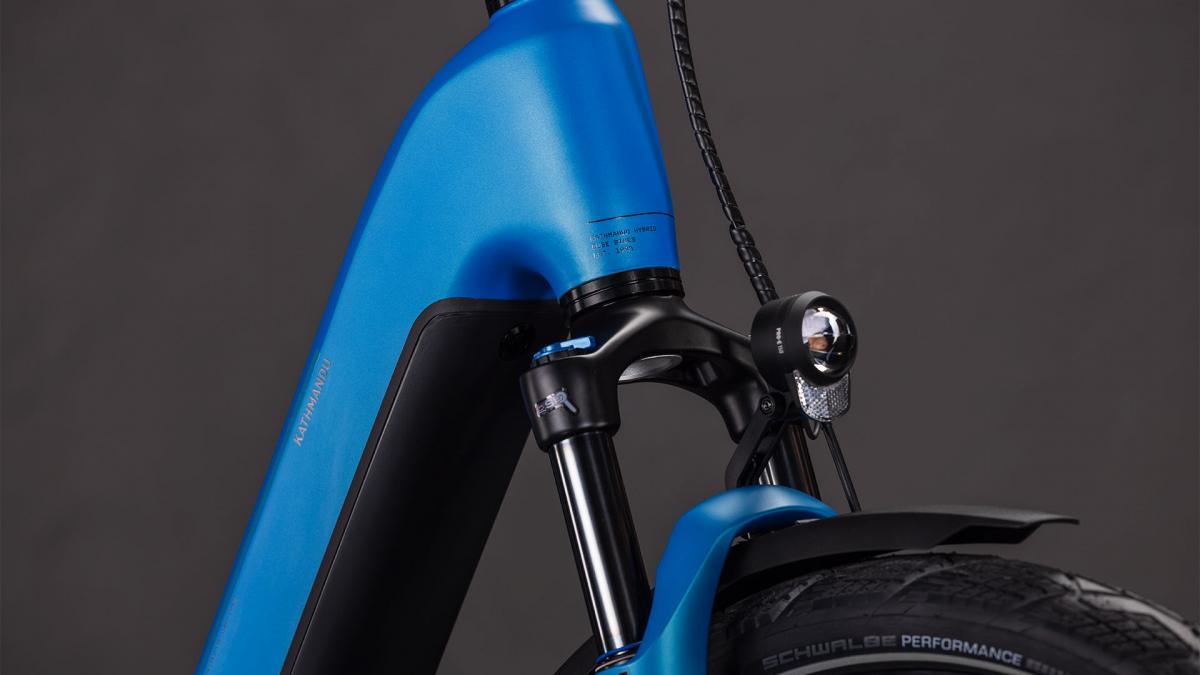 Cube Kathmandu Hybrid Comfort Pro 800 azure'n'black – Bild 6