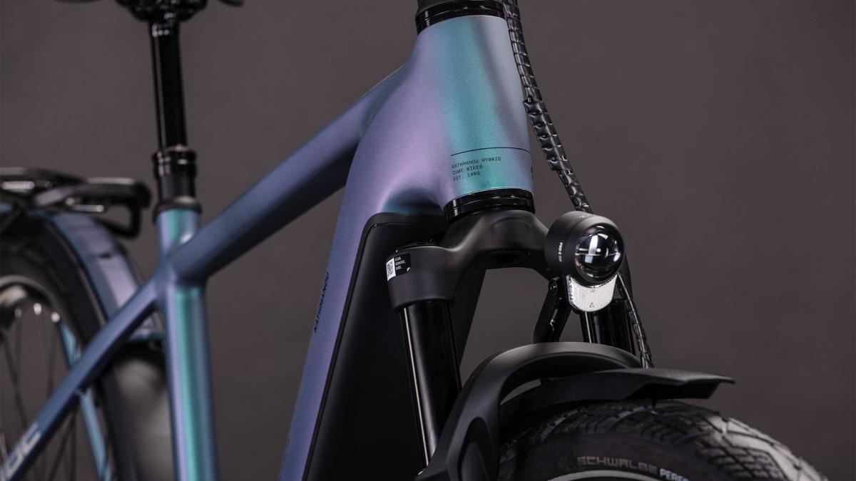 Cube Kathmandu Hybrid EXC 800 smaragdgrey'n'prism – Bild 6