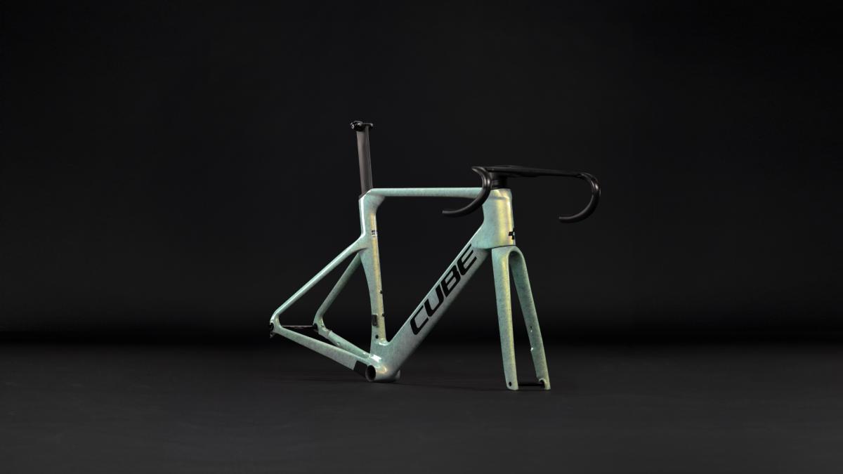 Cube Litening AERO C:68X Frameset genesisfibre'n'black – Bild 7