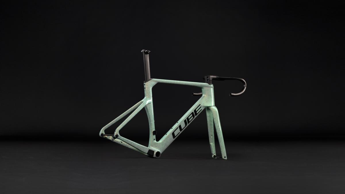 Cube Litening AERO C:68X Frameset genesisfibre'n'black – Bild 8