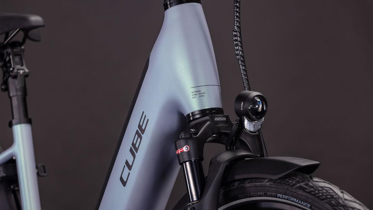 Cube Supreme Hybrid Deluxe SLX 600 seagrey'n'black – Bild 6