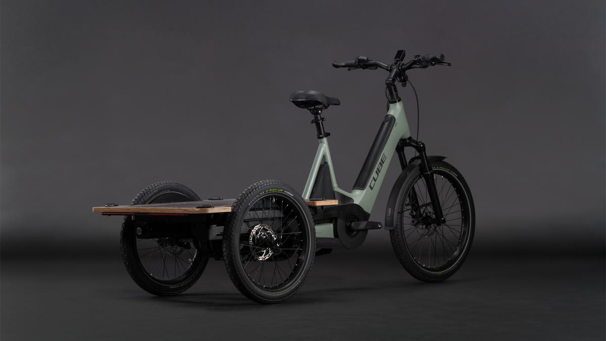 Cube Trike Flatbed Hybrid 750 swampgrey'n'reflex – Bild 9