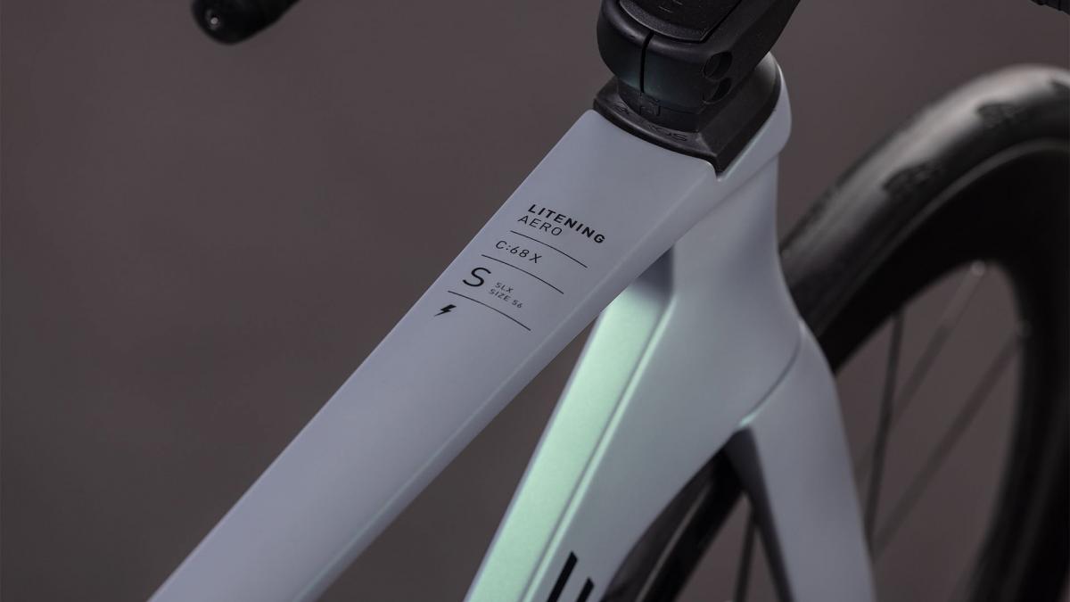 Cube Litening AERO C:68X SLX seagrey'n'black – Bild 2