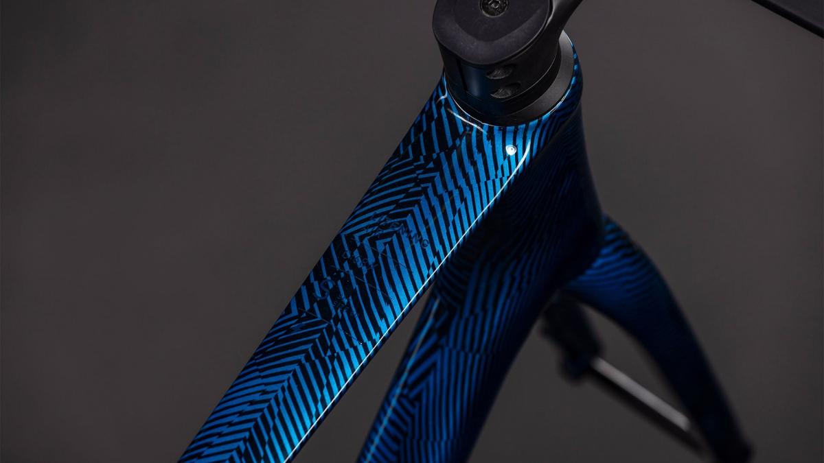 Cube Litening AIR C:68X Frameset liquidbluegrid'n'chrome – Bild 2
