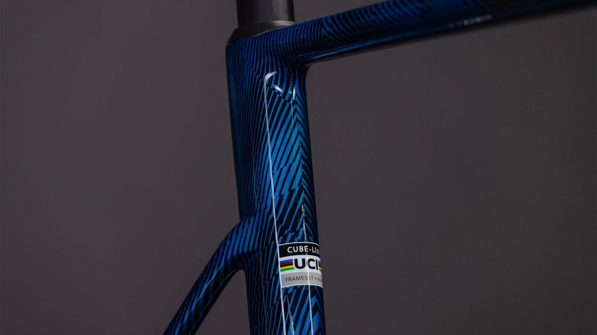 Cube Litening AIR C:68X Frameset liquidbluegrid'n'chrome – Bild 5