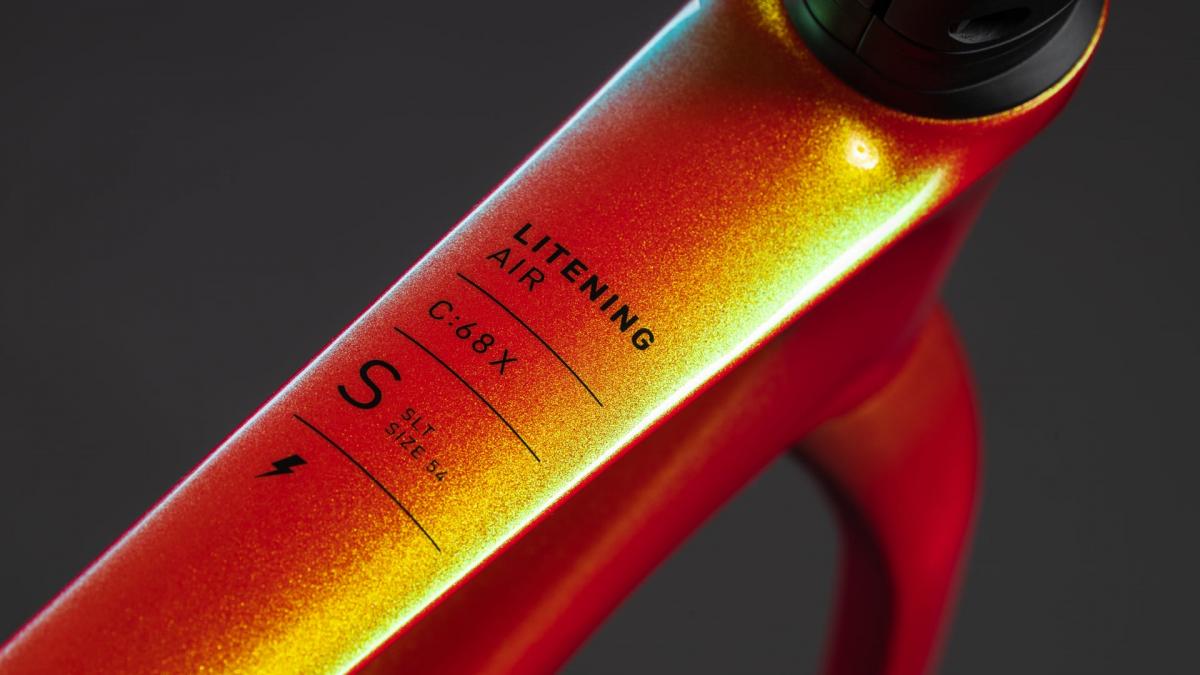 Cube Litening AIR C:68X Frameset glowingorange'n'black – Bild 2