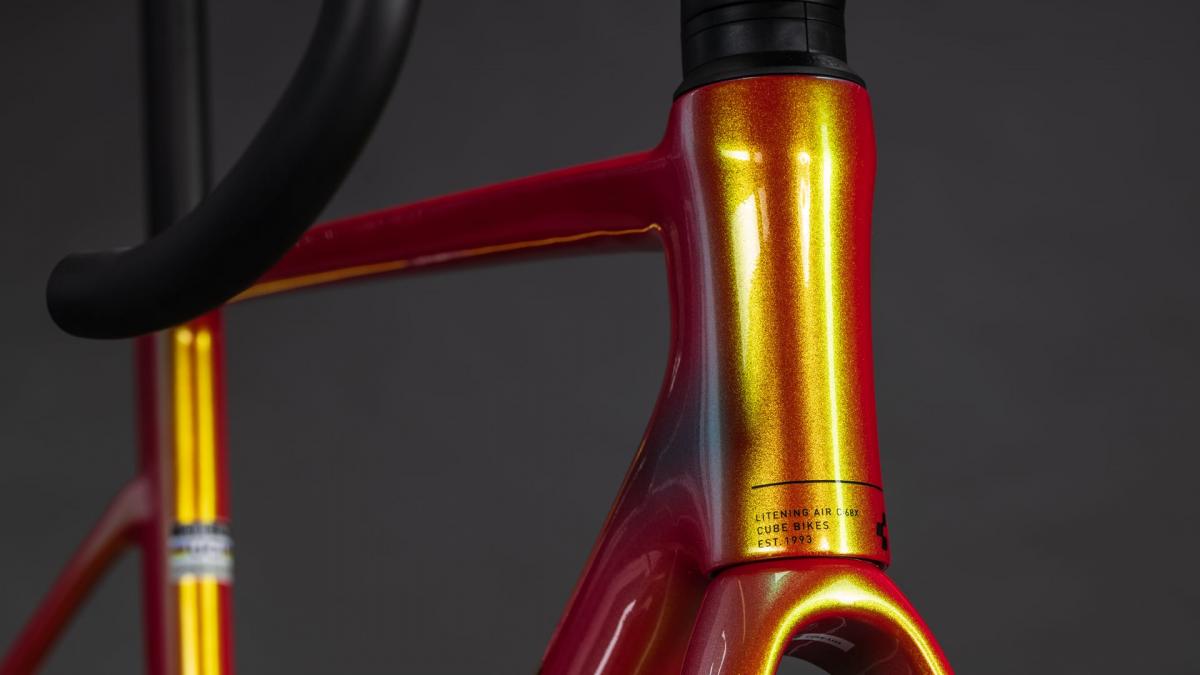 Cube Litening AIR C:68X Frameset glowingorange'n'black – Bild 4