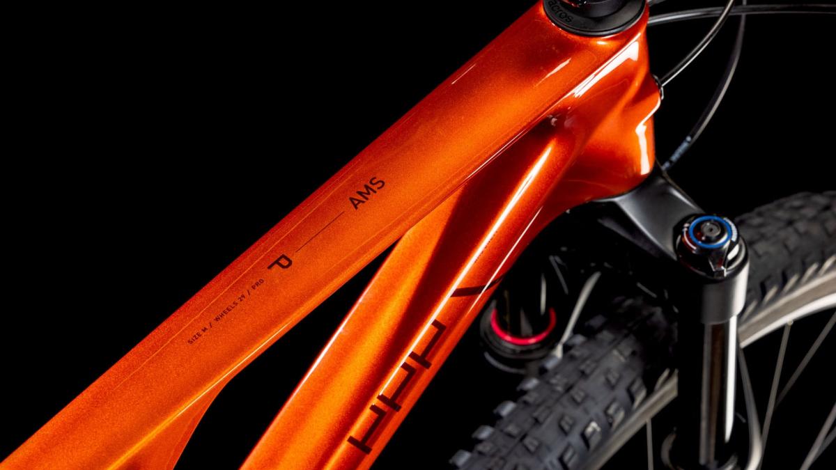 Cube AMS ONE11 C:68X Pro 29 electricorange'n'carbon – Bild 2